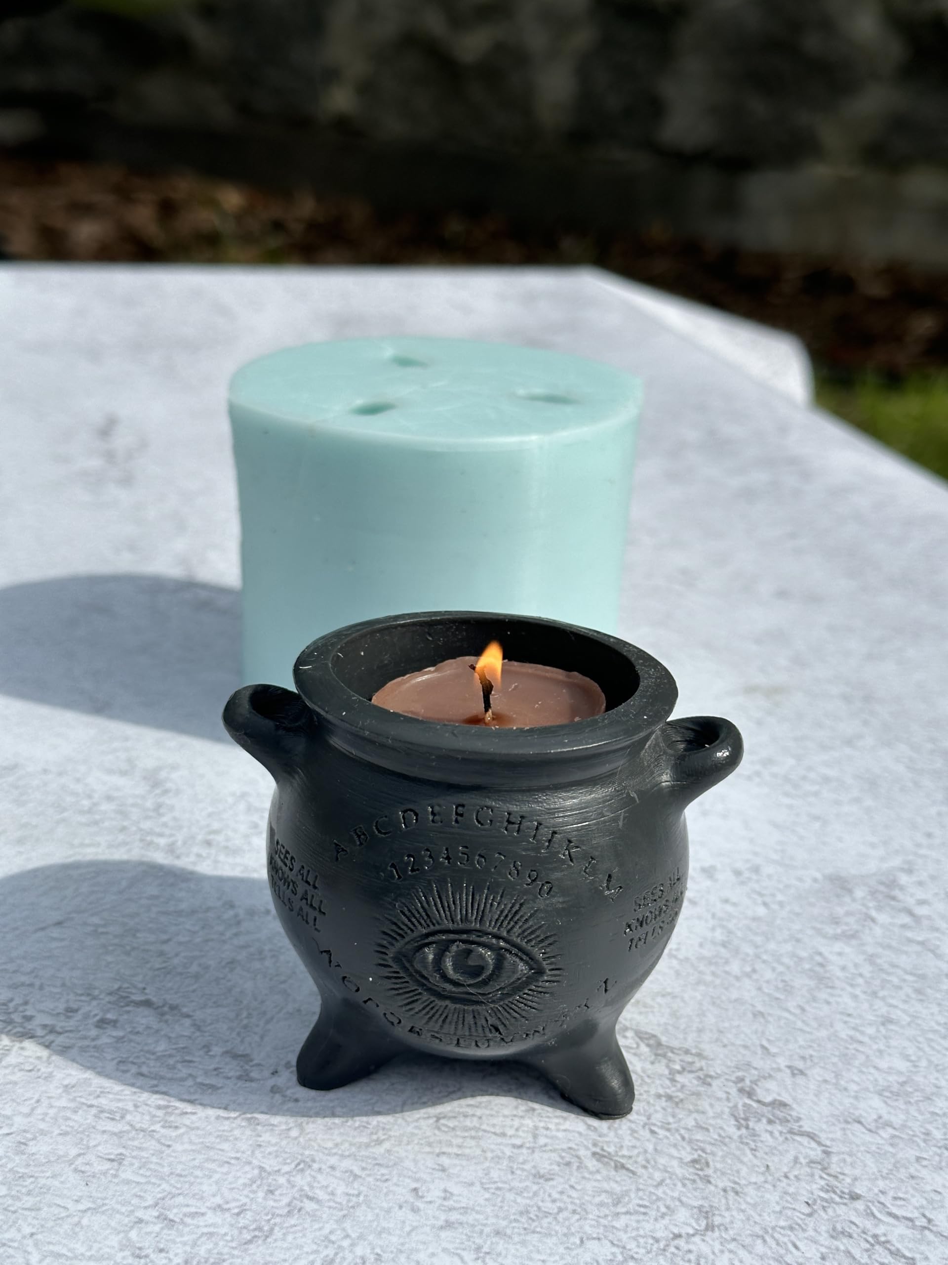 Amazon.com: Cauldron candle mold Handmade candle holder mold